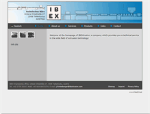 Tablet Screenshot of ibextrusion.com
